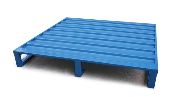 4 il modo Access 1250*1150mm ha galvanizzato il pallet d'acciaio resistente