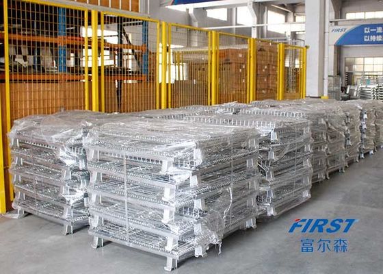 Trasporto 5/1 di filo zincato Mesh Box Pallet di Stackability RAL