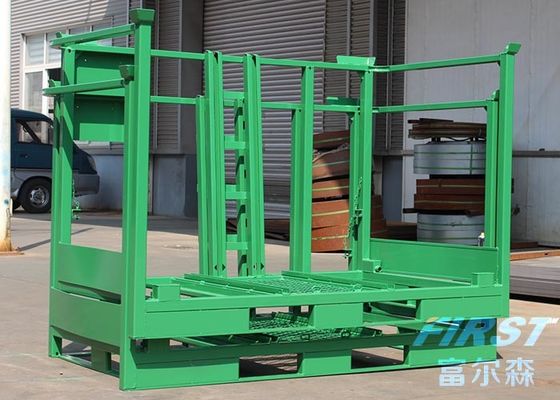 La polvere verde ha ricoperto 1.5M Depth 60" pallet d'acciaio accatastabili