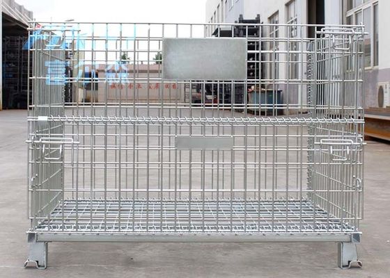 Trasporto 5/1 di filo zincato Mesh Box Pallet di Stackability RAL