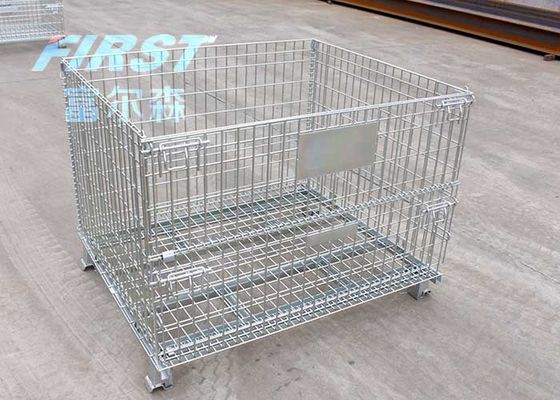 Quattro cavo Mesh Box Pallet del calibro degli anelli 0.31m3 6.3mm