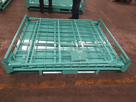 Gabbie del pallet del metallo del cavo della maglia 6.0mm di Access 50*100mm della forcella