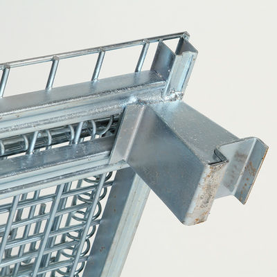 Cavo piegante Mesh Container dell'acciaio Q235 del magazzino placcato zinco