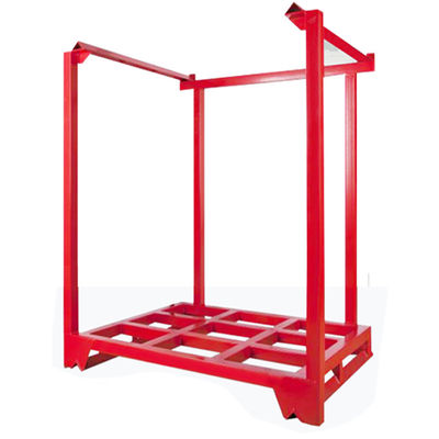 La immersione rossa della guida 1000KGS del carrello elevatore zinca gli scaffali d'acciaio accatastabili