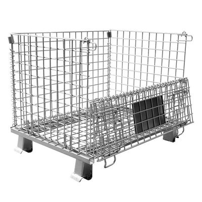 Capacità 50*50mm Mesh Steel Pallet Container di trasporto 500KGS