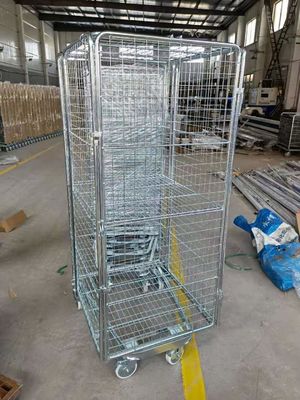 Contenitore leggero della gabbia del rullo galvanizzato Caldo-immersione